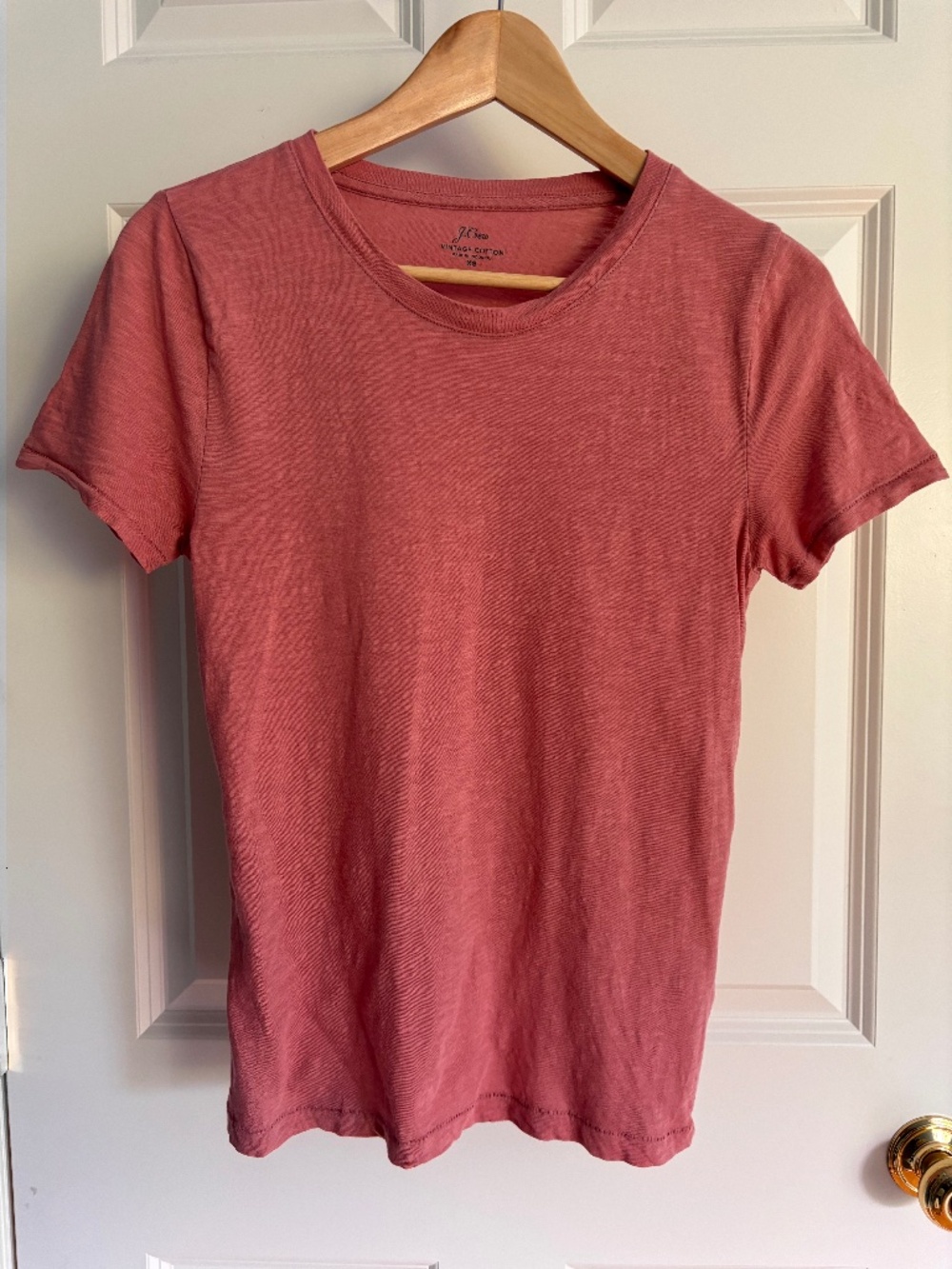 J.Crew vintage cotton pink t-shirt